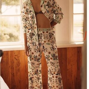 Anthropologie LyreBird Cloud Flannel Pajama Pants